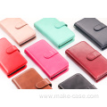 Luxury PU Leather 9 Card Slots Phone Holder